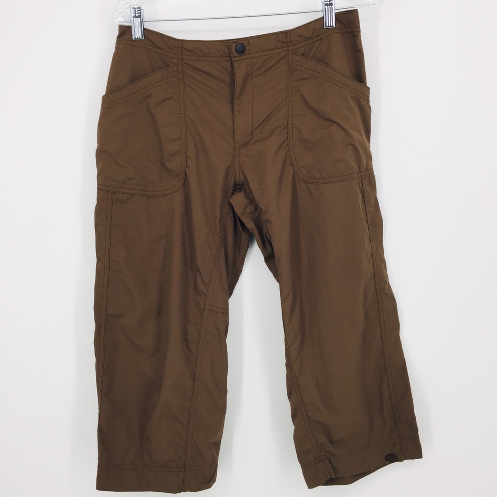 Mountain Hardwear Dynama Capri Brown Pants Size 8